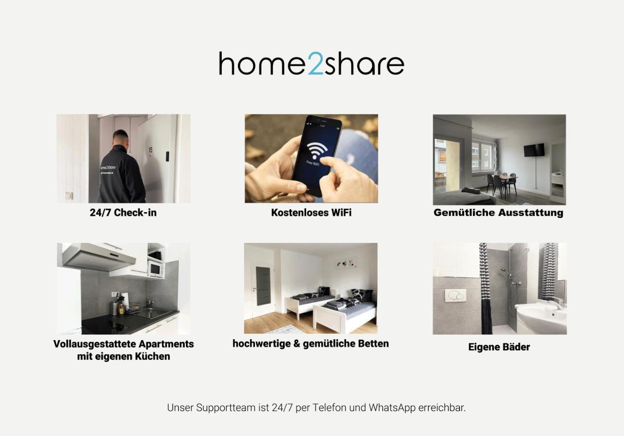 Zentrale Studios Fur Monteure I Home2Share Osnabrück Zewnętrze zdjęcie